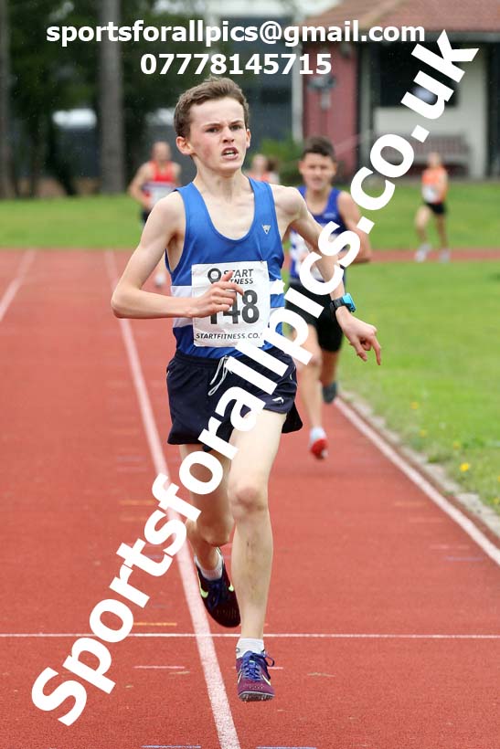 800 metres 36, NECAA Open Meeting, Morpeth, Sunday, March 23rd. David T. Hewitson/Sports for All Pics